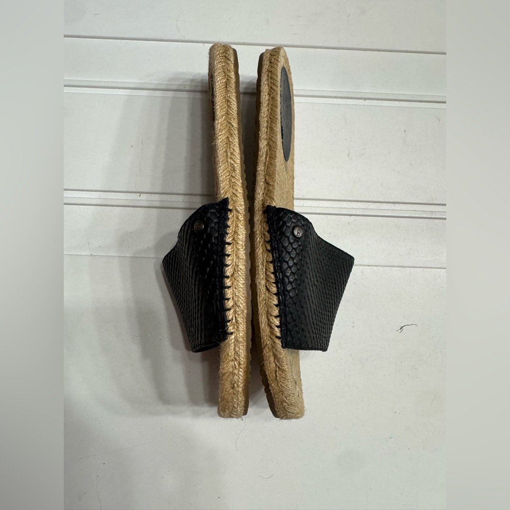 UGG Australia Women’s Sz 7 Exotic Jute Espadrille Black Cherry 1011192 Sandals - Picture 6 of 6
